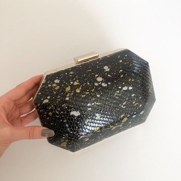 [Henri Bendel] Splatter Print Minaudière - Picture 3 of 4